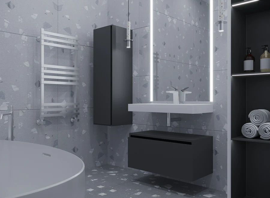 Тумба для ванной Armadi Art Flat 897-080-A GLOSSY 800×383×460 мм