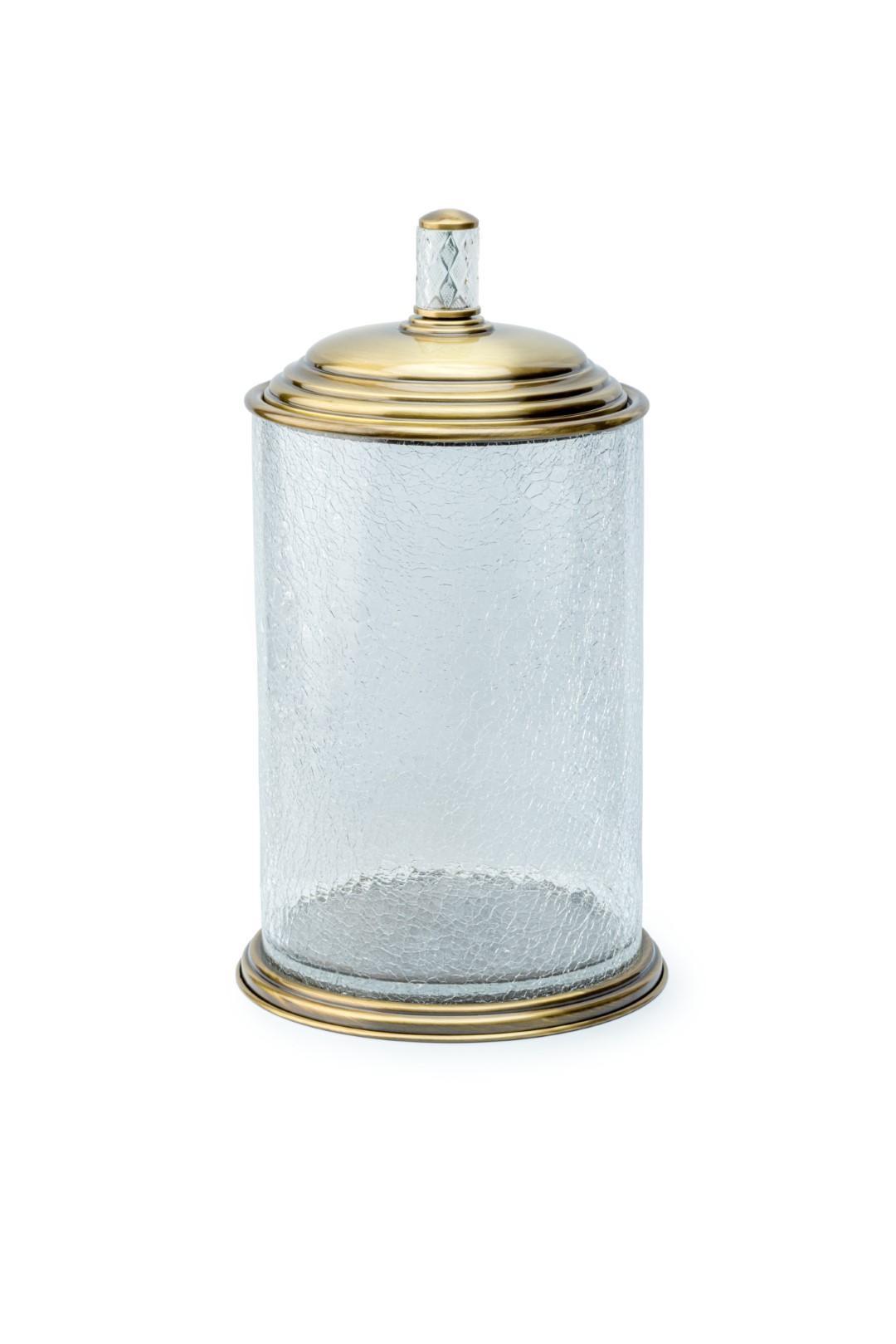 Мусорное ведро Boheme Murano Cristal 10914-CRST-BR 27×27×36 см, цвет бронза — Основное изображение
