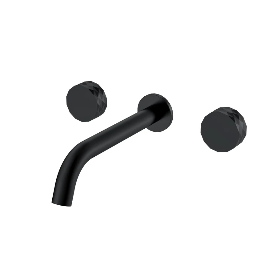 Смеситель встраиваемый Boheme Stick 152-2-B.1 281×242×78 мм, цвет черный матовый