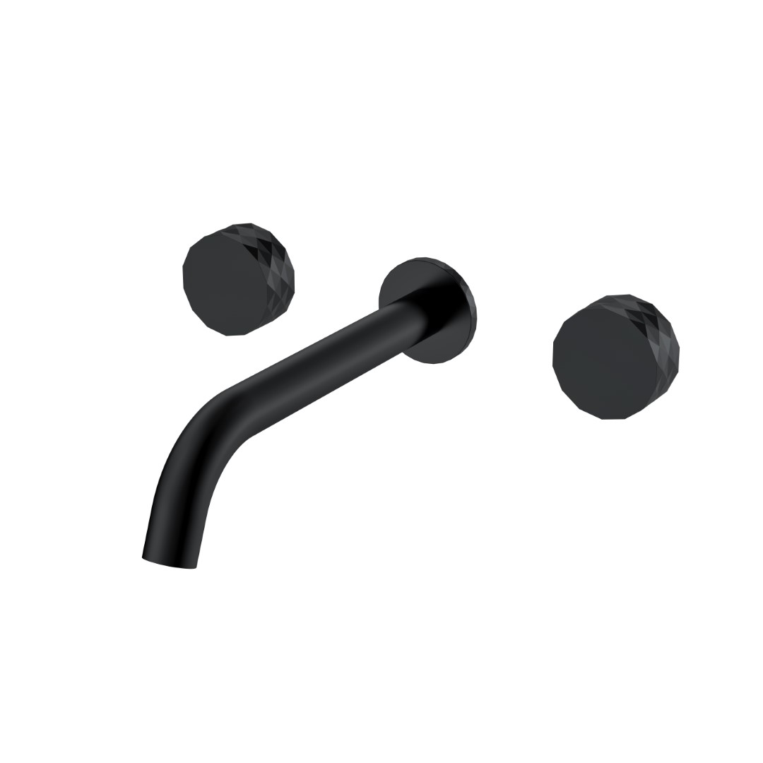 Смеситель встраиваемый Boheme Stick 152-2-B.1 281×242×78 мм, цвет черный матовый — Основное изображение