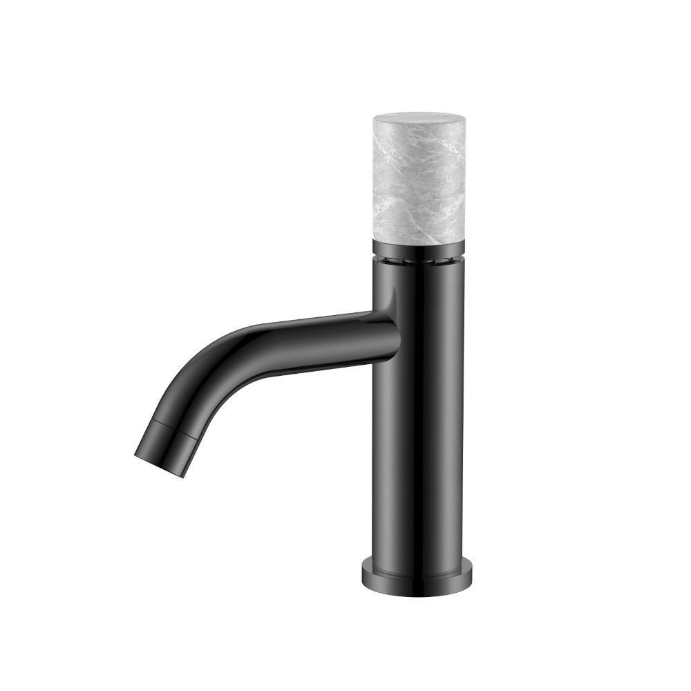 Смеситель для раковины Boheme Stick 121-SGM-MR-GR 160×45×201 мм, цвет графитовый глянцевый — Основное изображение
