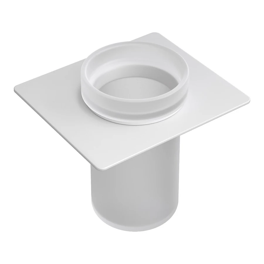 Стакан для ванной Boheme Space 10966-W-TUM 120×104×90 мм, цвет белый матовый