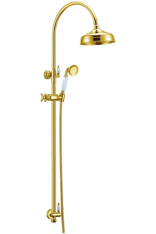 Душевая стойка Boheme Imperiale 402 50×25×130 см, цвет золото