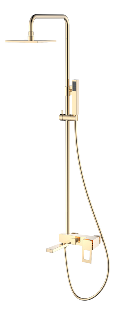 Душевая стойка Boheme Q 148-GG 172×225×920 мм, цвет золото — Основное изображение