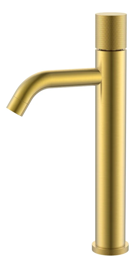 Смеситель для раковины-чаши Boheme Stick 122-MG.2 160×45×331 мм, цвет золото матовое