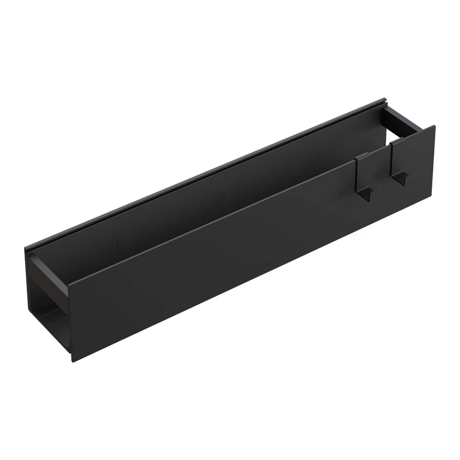 Полка для ванной Boheme Space 10966-B 11×60×12 см, цвет черный матовый