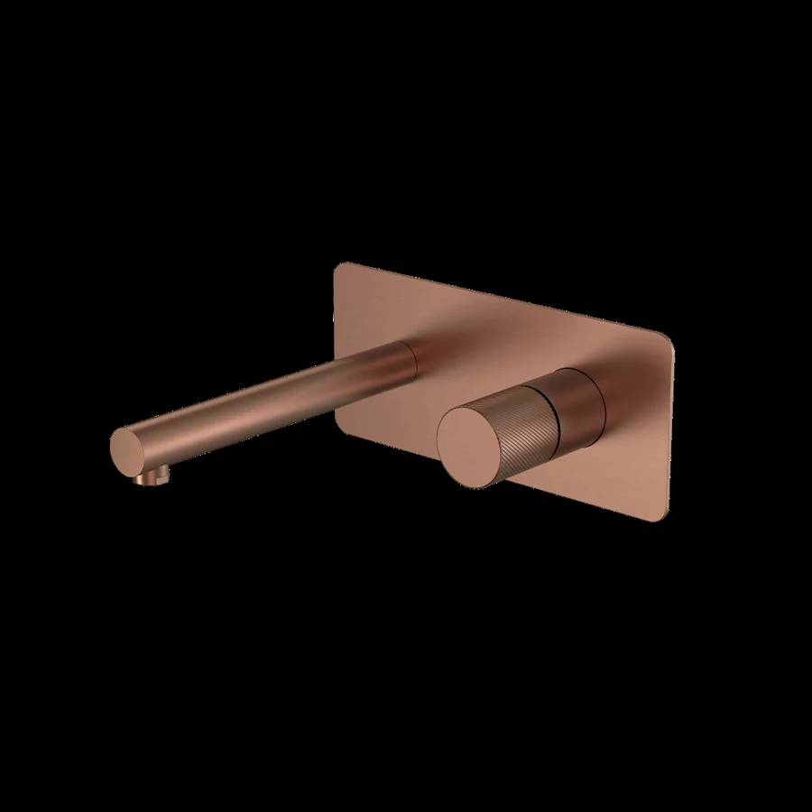 Смеситель встраиваемый Boheme Stick 125-BRB.4 202×230×100 мм, цвет бронза брашированная