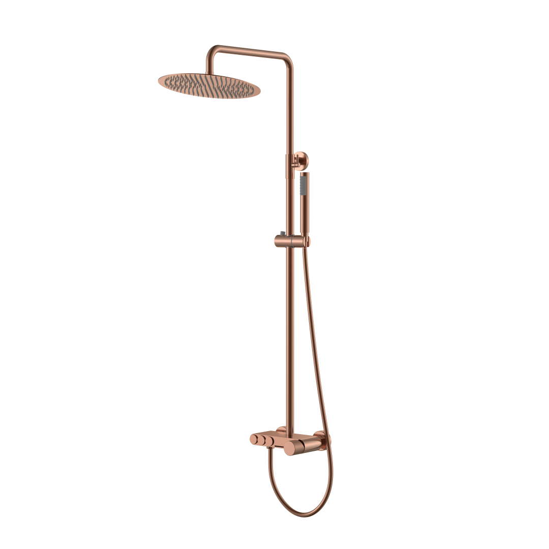 Душевая стойка Boheme Stick 128-CB.4 570×185×1090 мм, цвет медь брашированная — Основное изображение